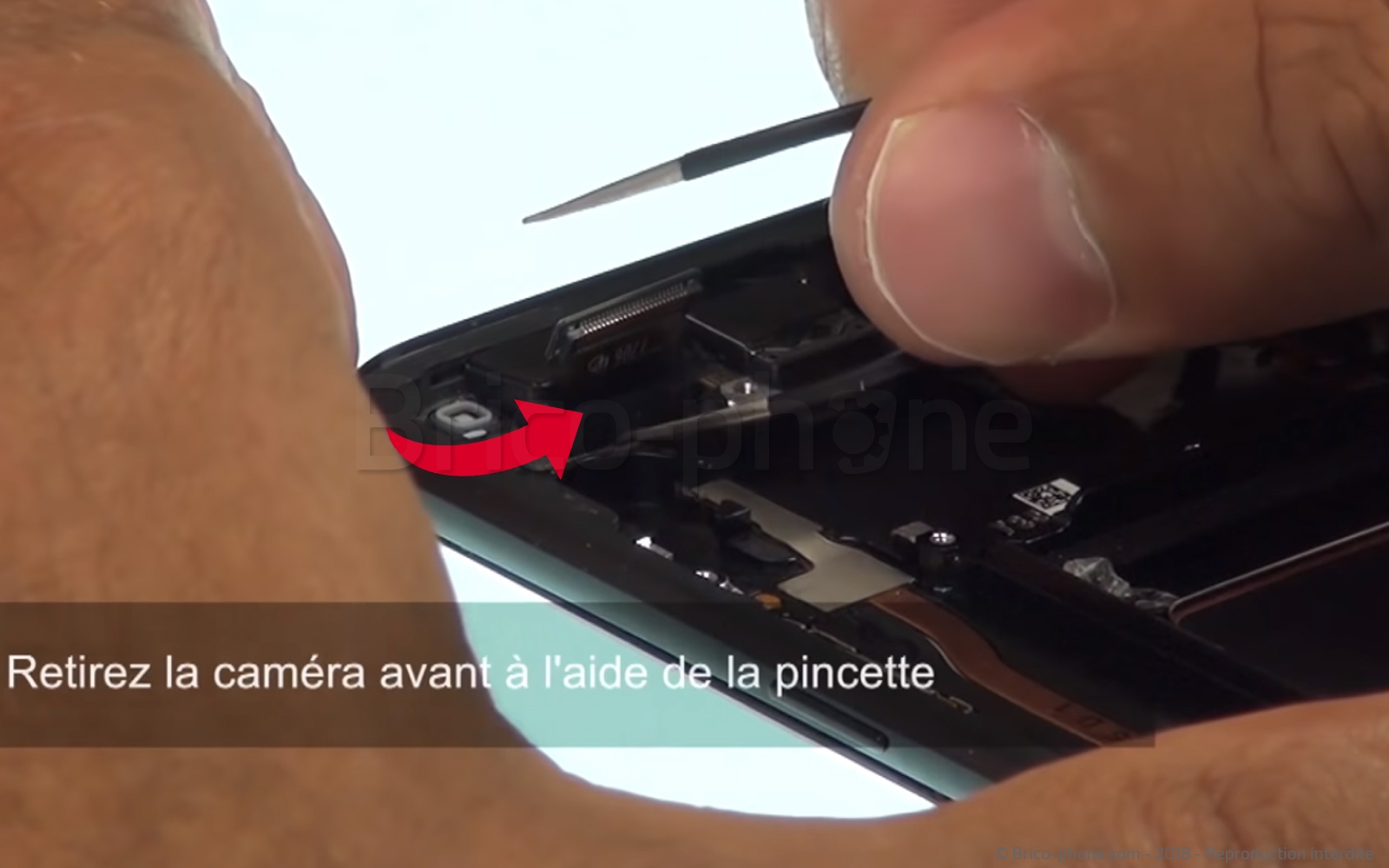 Changement d'écran (vitre+AMOLED) sur Galaxy S8 photo 2